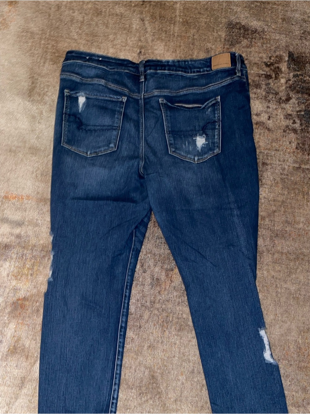American Eagle Outfitters Dark Blue Distressed Women’s Jeggings Size 22 reg - Picture 11 of 12